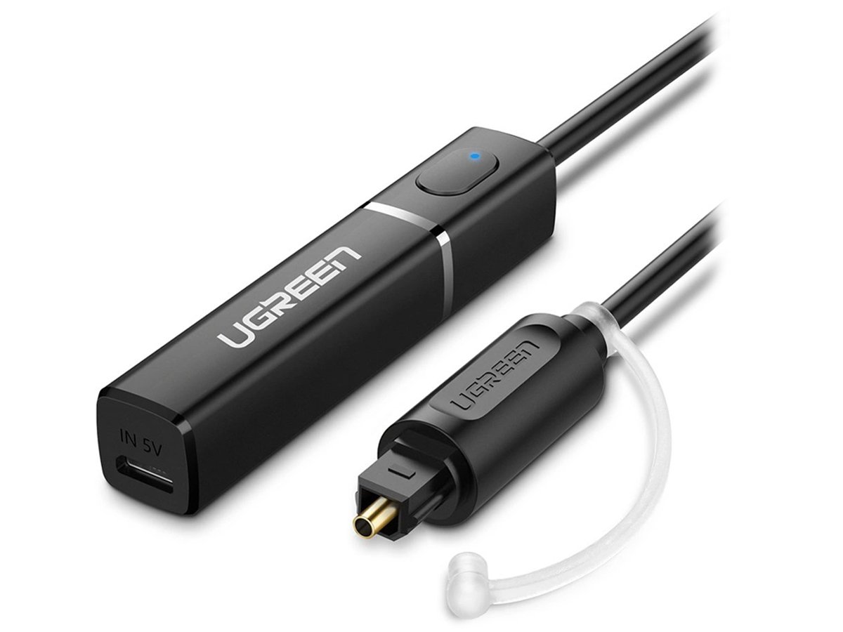 Transmiter audio UGREEN Toslink do BT 5.0 aptX Low Latency CM150