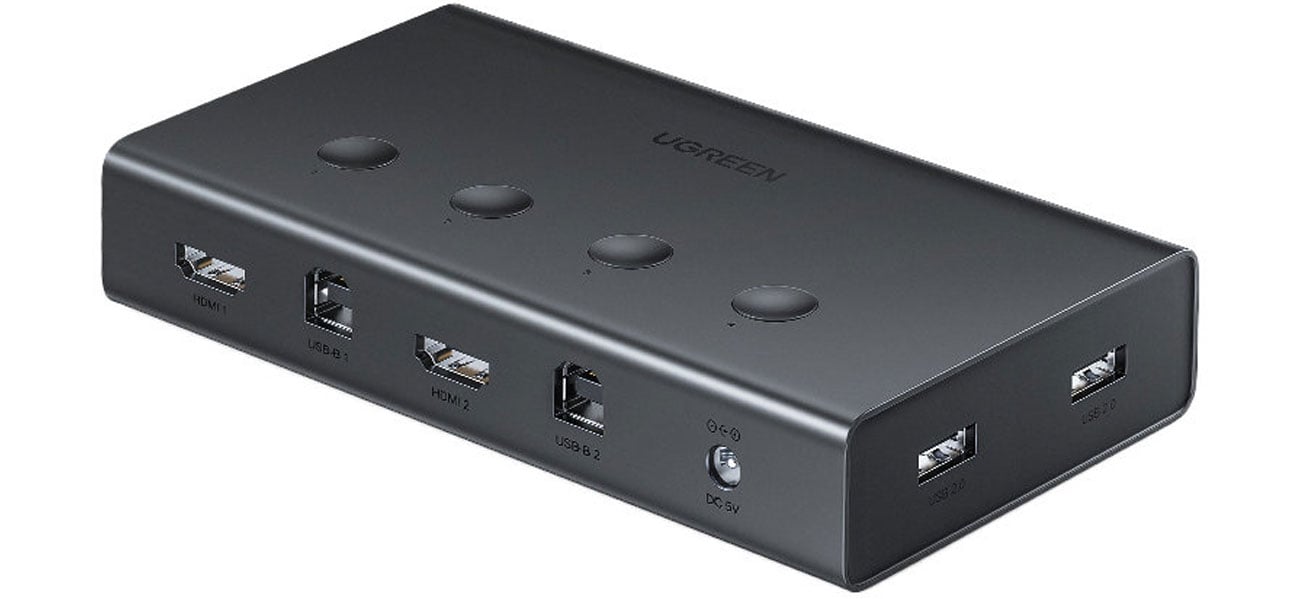 Przełącznik KVM UGREEN 4 x 1 HDMI / 4 x USB