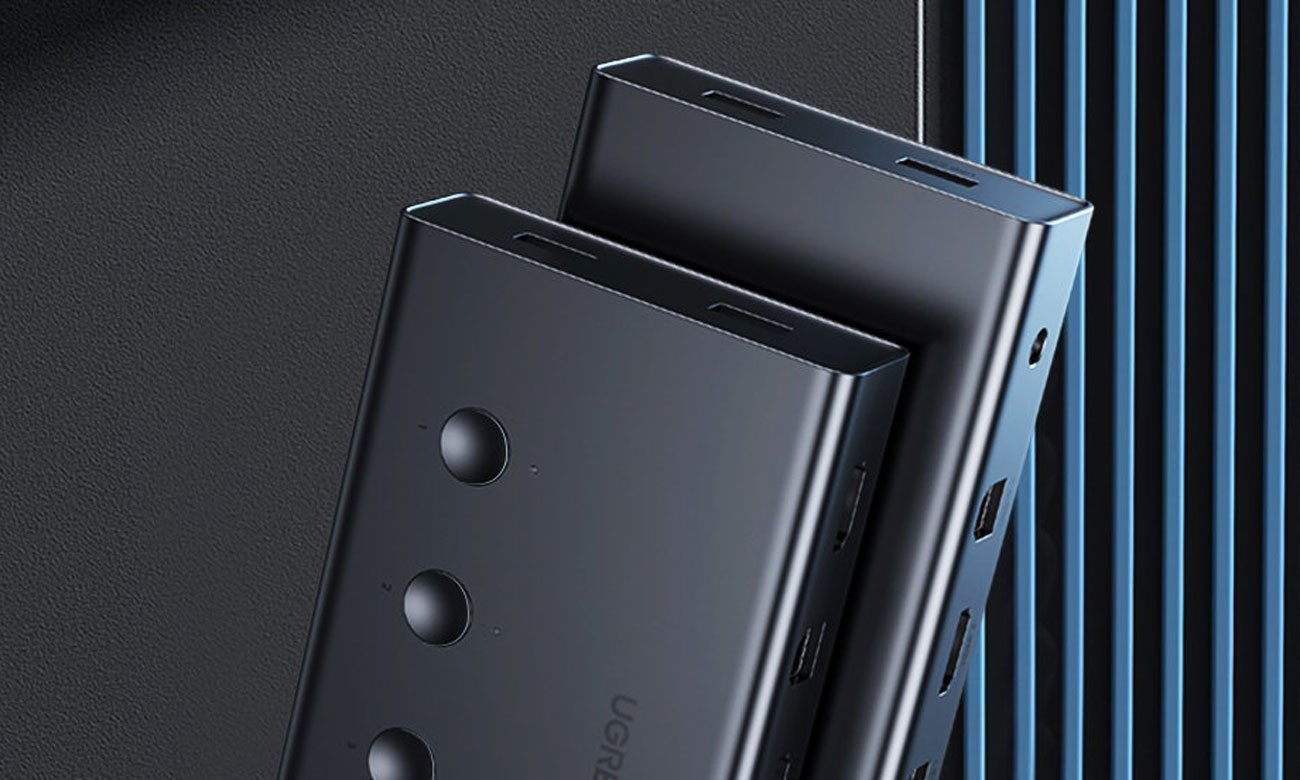 Przełącznik KVM UGREEN 4 x 1 HDMI / 4 x USB