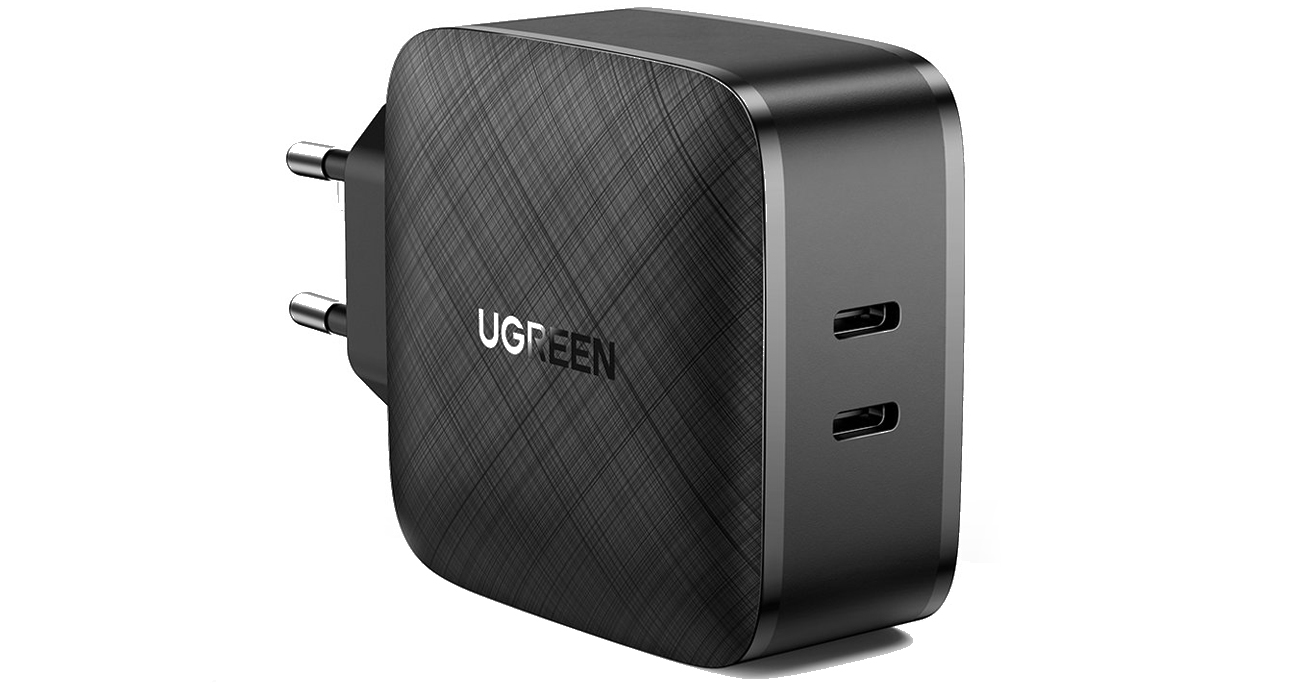 Ładowarka sieciowa UGREEN 66W 2 x USB-C PD
