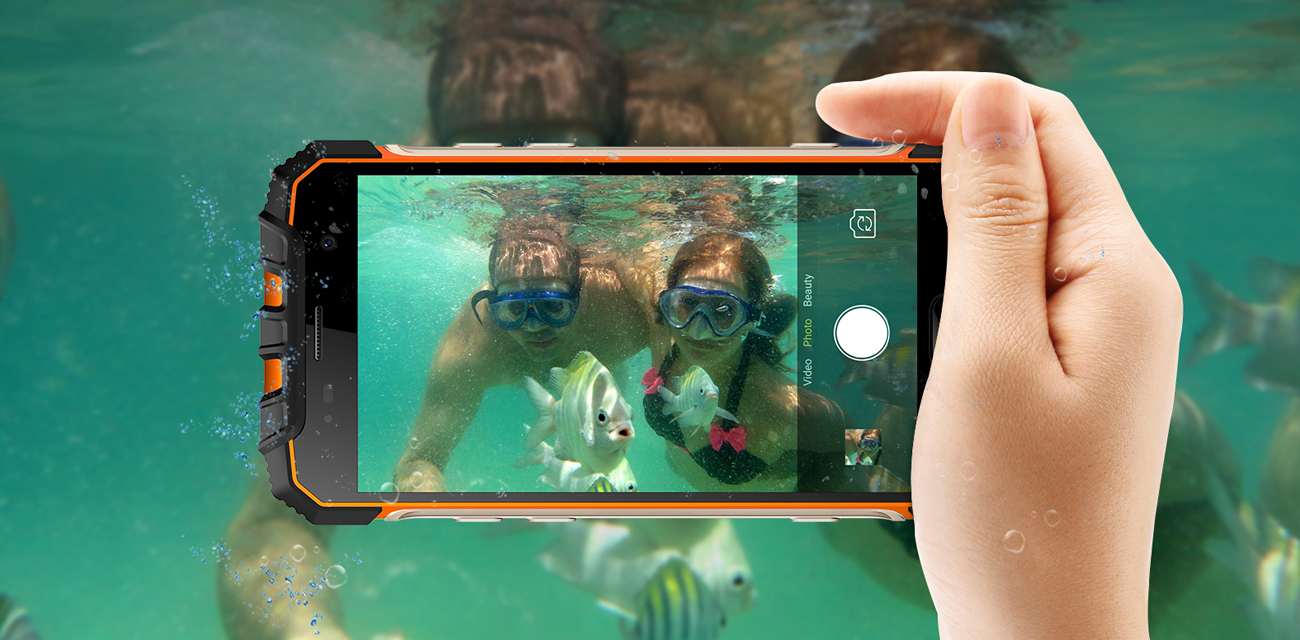 uleFone Armor 2 aparat 16 Mpix f/2.0 fotografia podwodna