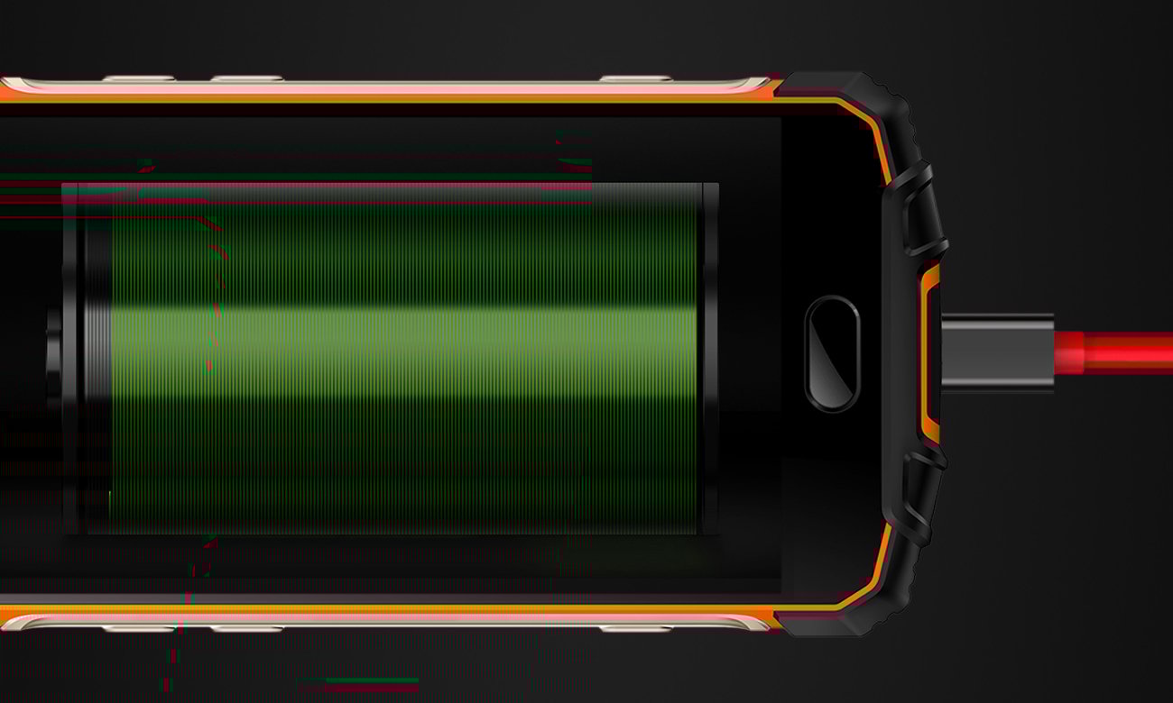 uleFone Armor 2 bateria 4700 mAh fast charge