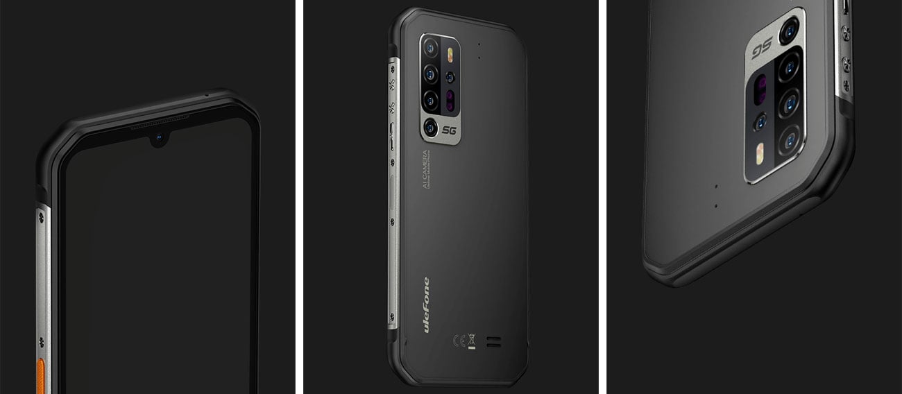 uleFone Armor 11T 256 GB Dual SIM 5G czarny ekran i aparat