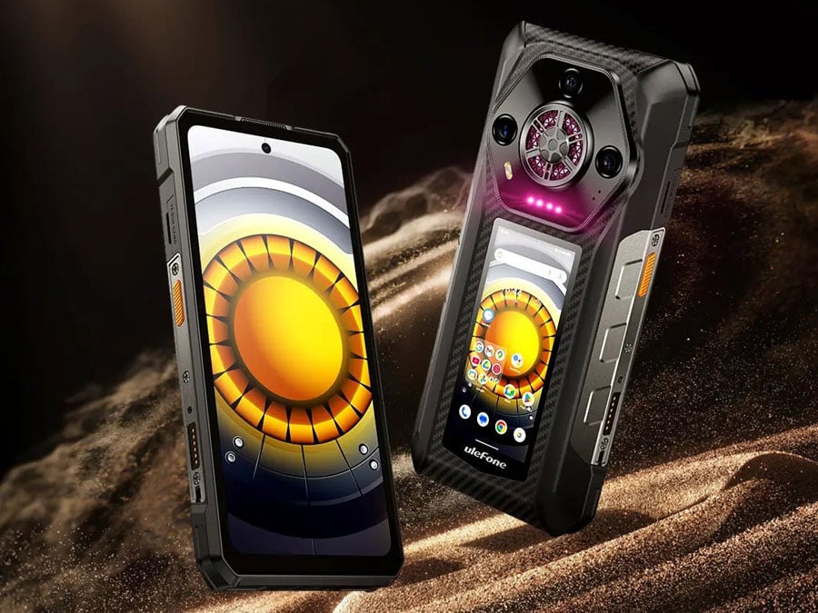 Ulefone Armor 30 Pro ekran z przodu i tyłu
