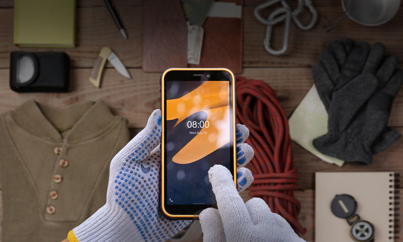 uleFone Armor X8i rękawiczki