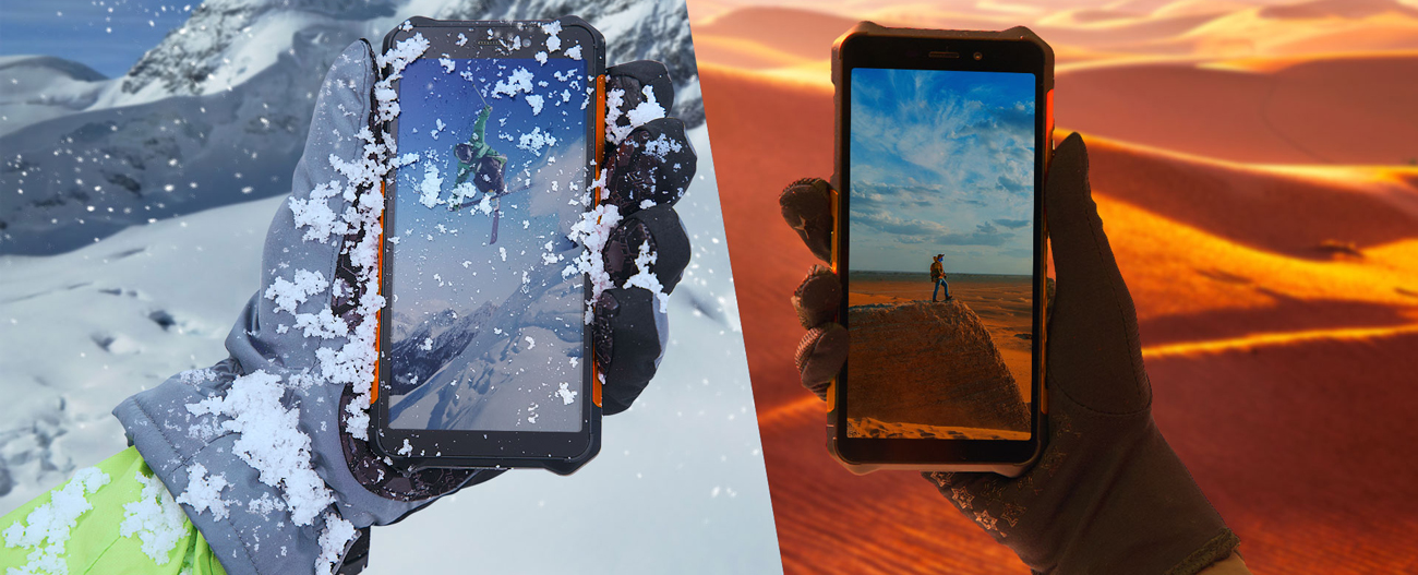 uleFone armor X5 odporny na zarysowania ekran
