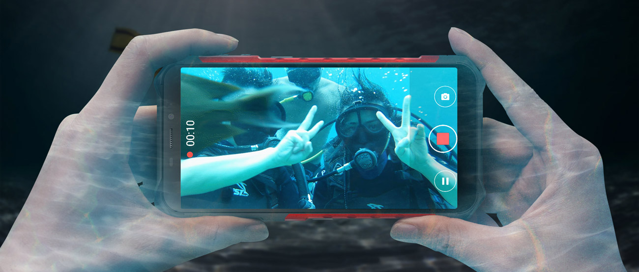 uleFone Armor X3 podwójny aparat do podwodnych zdjęć