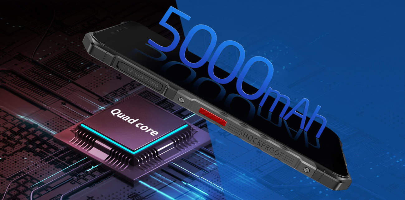 uleFone Armor X3 wytrzymała bateria 5000 mah