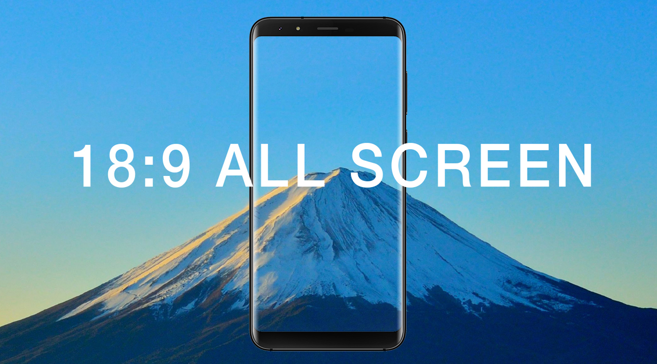 uleFone MIX 2 niebieski bezramkowy