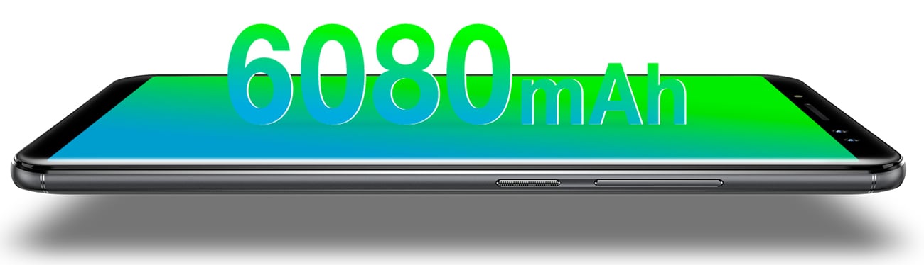 uleFone Power 3 bateria 6080 mAh fast charge 4