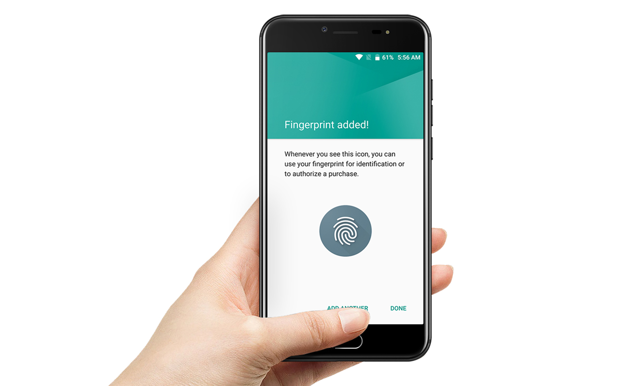 uleFone T1 czytnik linii papilarnych