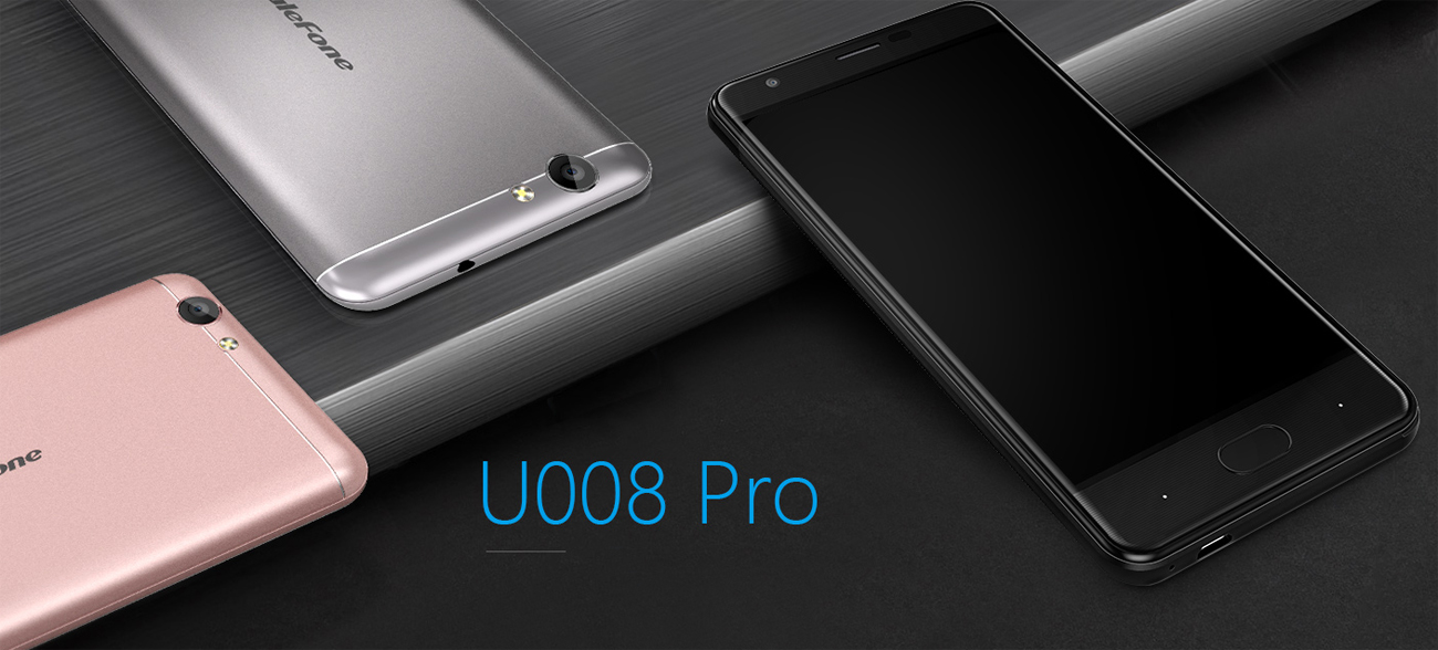 uleFone U008 Pro obudowa ze szkła i metalu