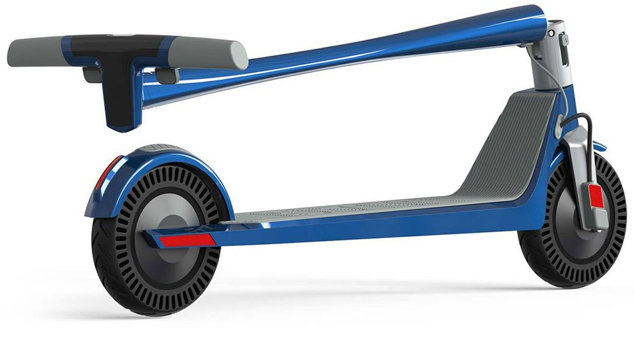 Hulajnoga elektryczna Unagi One E500 Cosmic Blue - Złożona konstrukcja