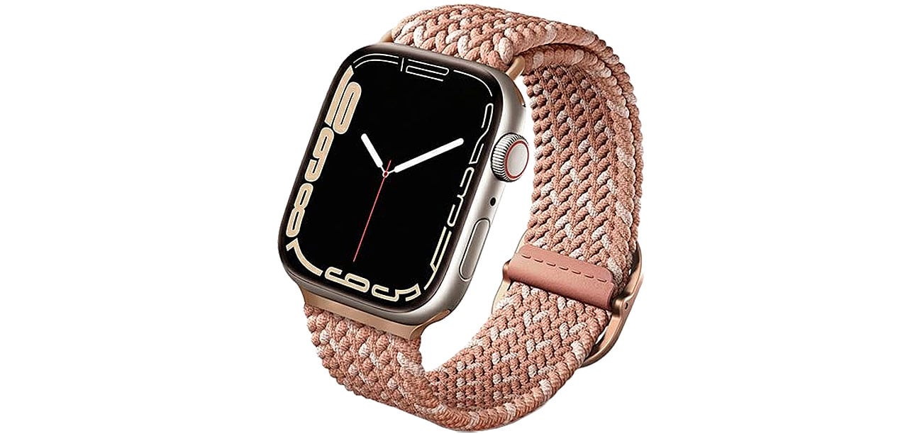 Uniq Pasek Aspen do Apple Watch citrus pink