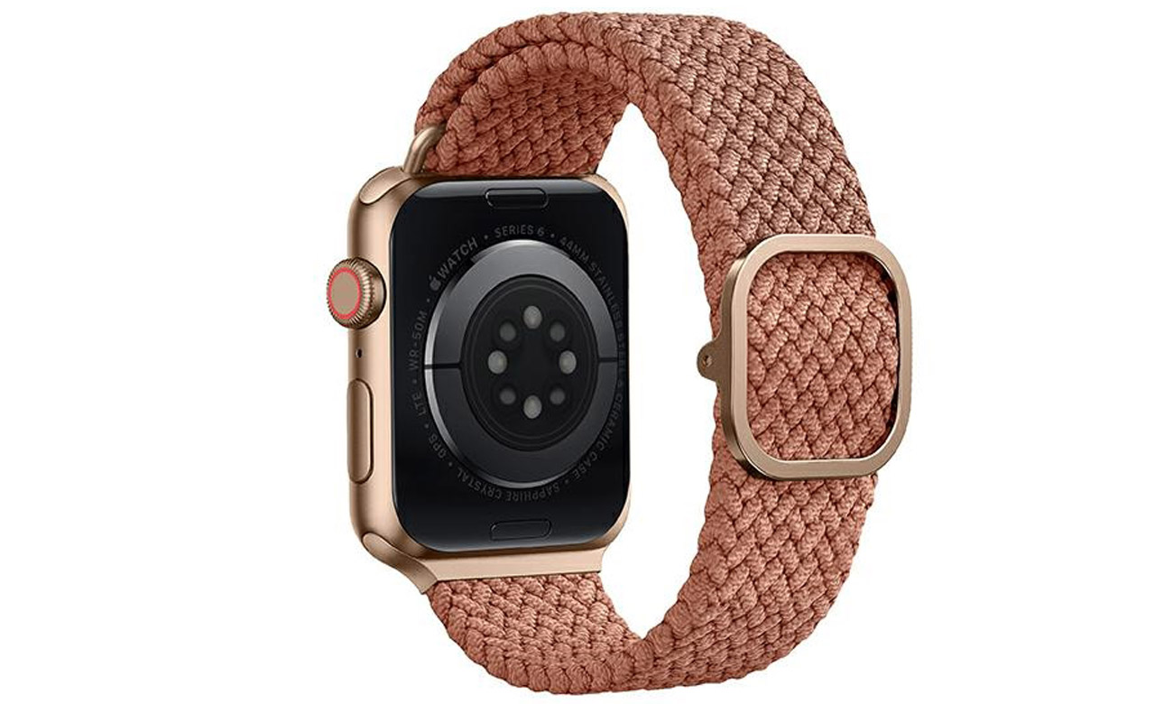 Uniq Pasek Aspen do Apple Watch grapefruit pink