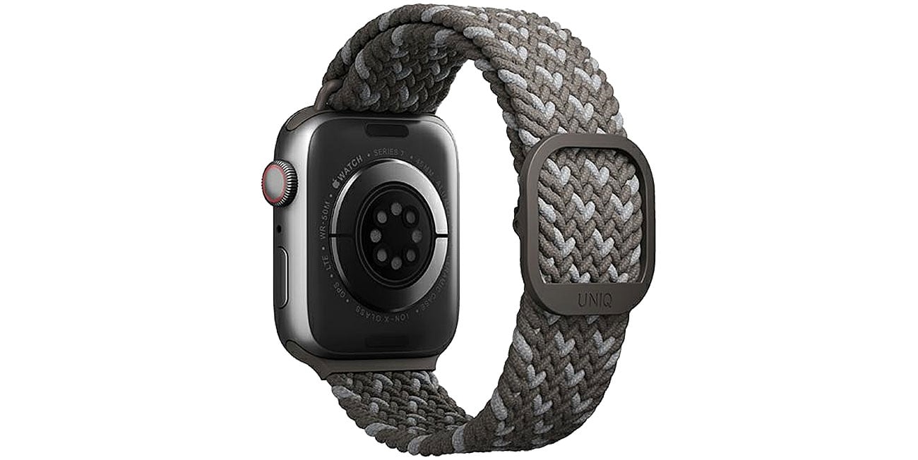 Uniq Pasek Aspen do Apple Watch pebble grey