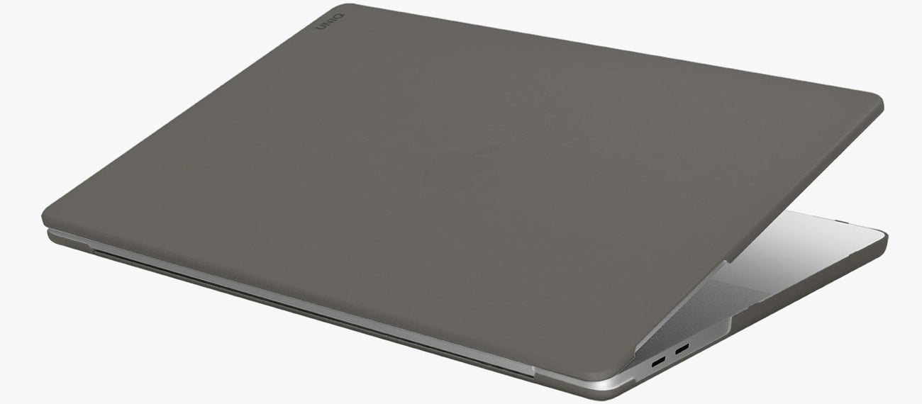 Etui Uniq Claro MacBook Pro 14" (2021) przezroczysty szary/smoke matt