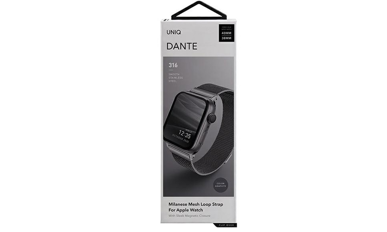 Dante Uniq Armband Verpackung