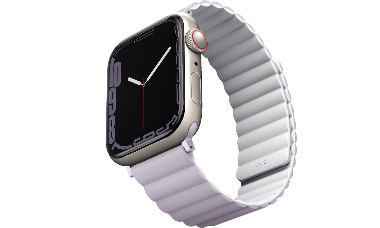 Pasek Uniq Revix do Apple Watch lilac white