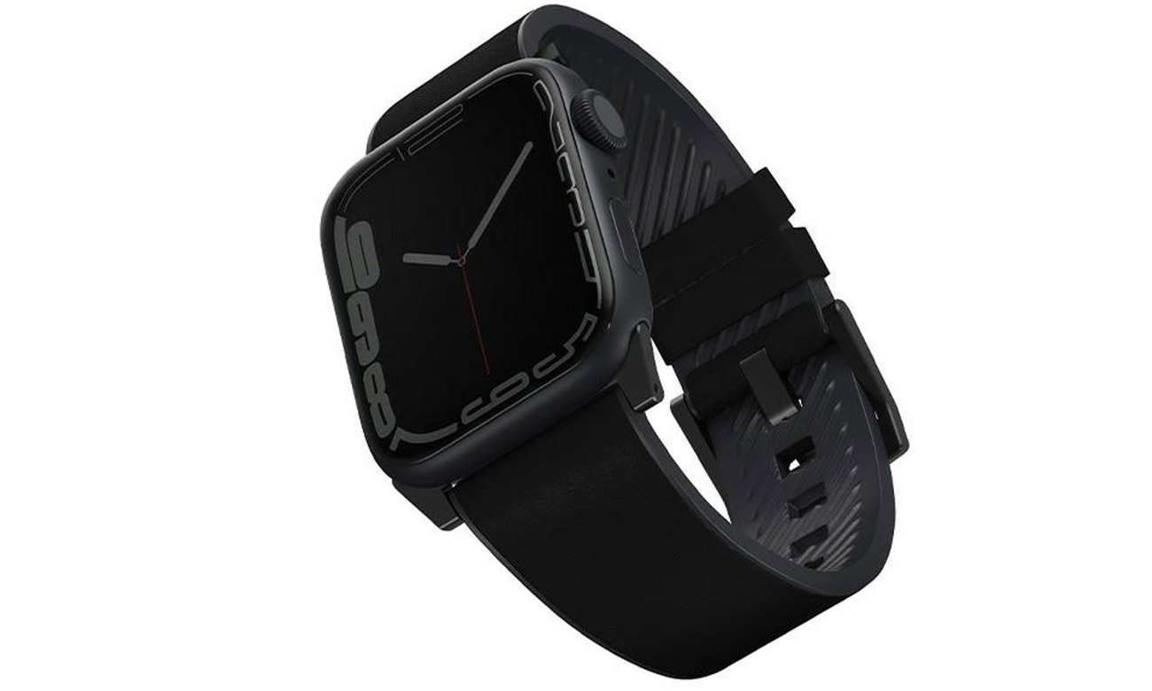 Pasek Skórzany Uniq Straden do Apple Watch czarny