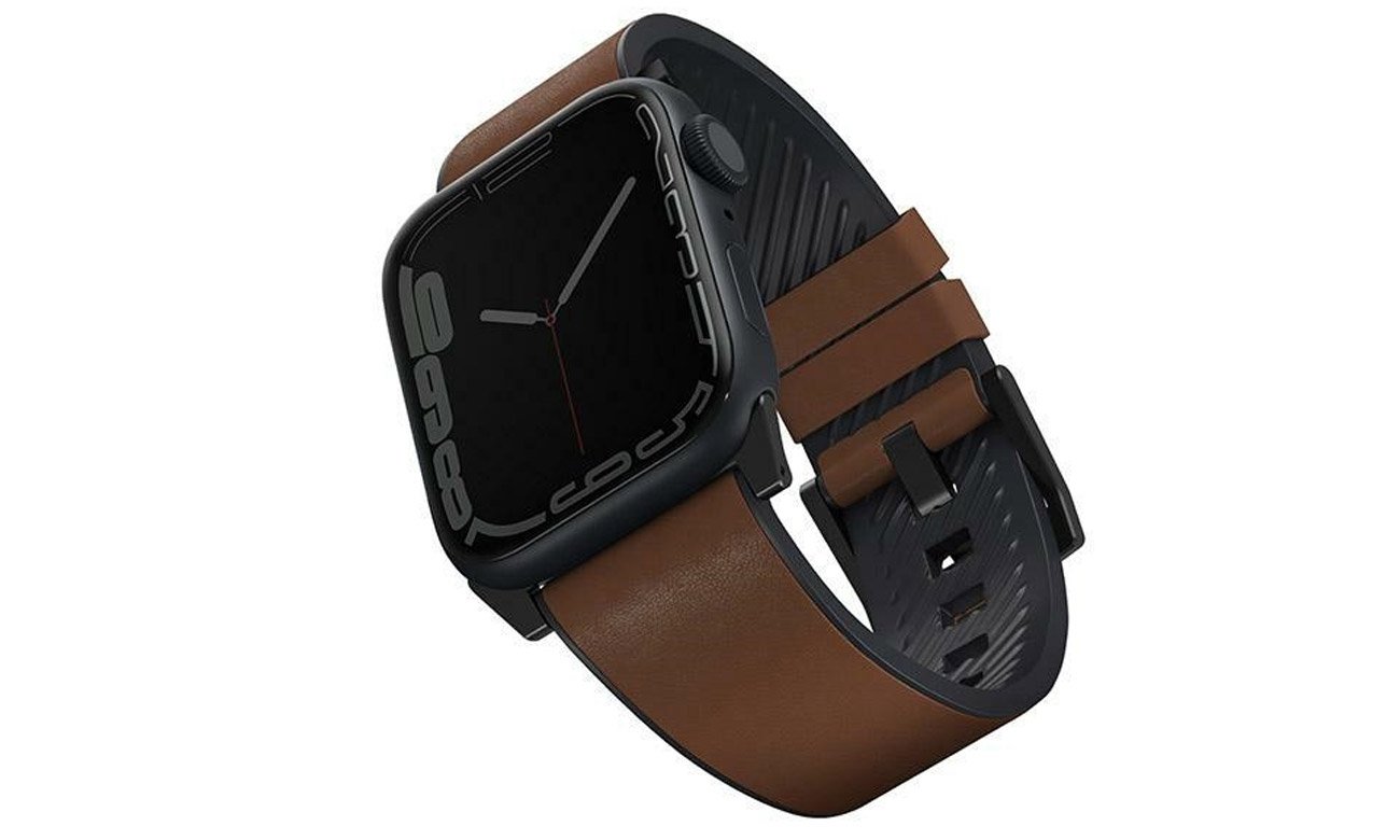 Pasek Skórzany Uniq Straden do Apple Watch brązowy