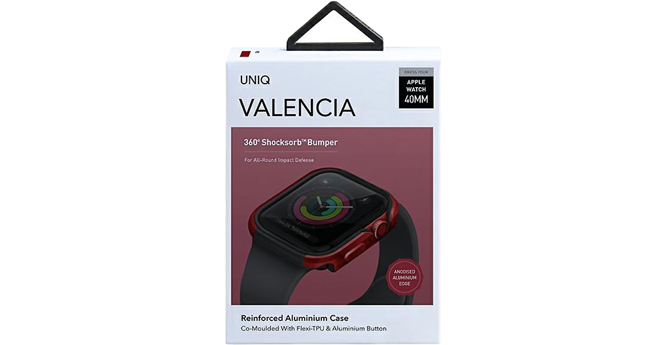 Uniq Valencia do Apple Watch crimson red