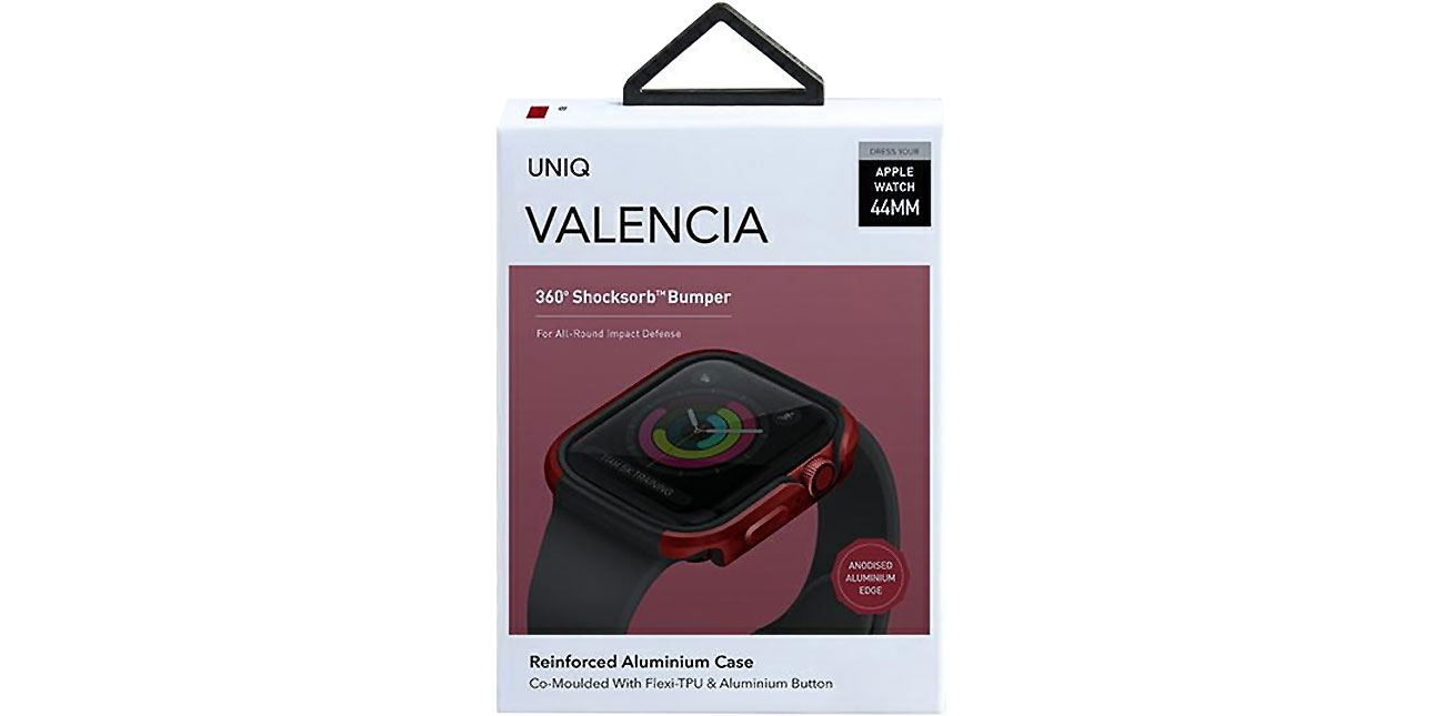 Uniq Valencia do Apple Watch crimson red