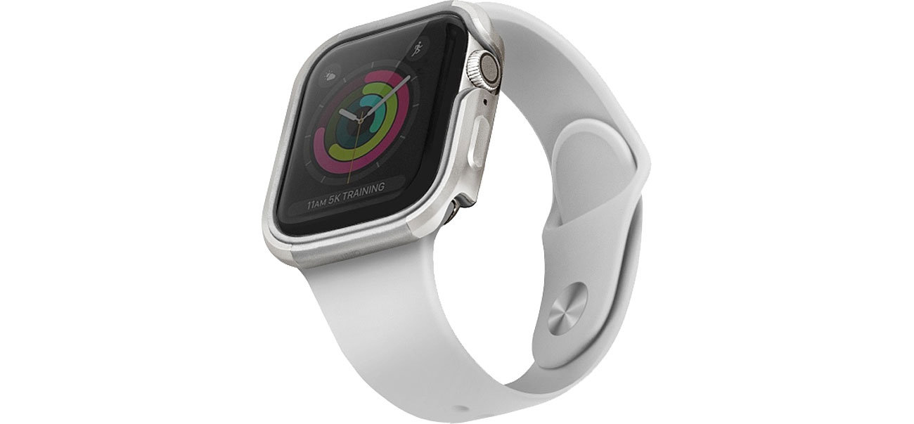 Uniq Valencia do Apple Watch titanium silver