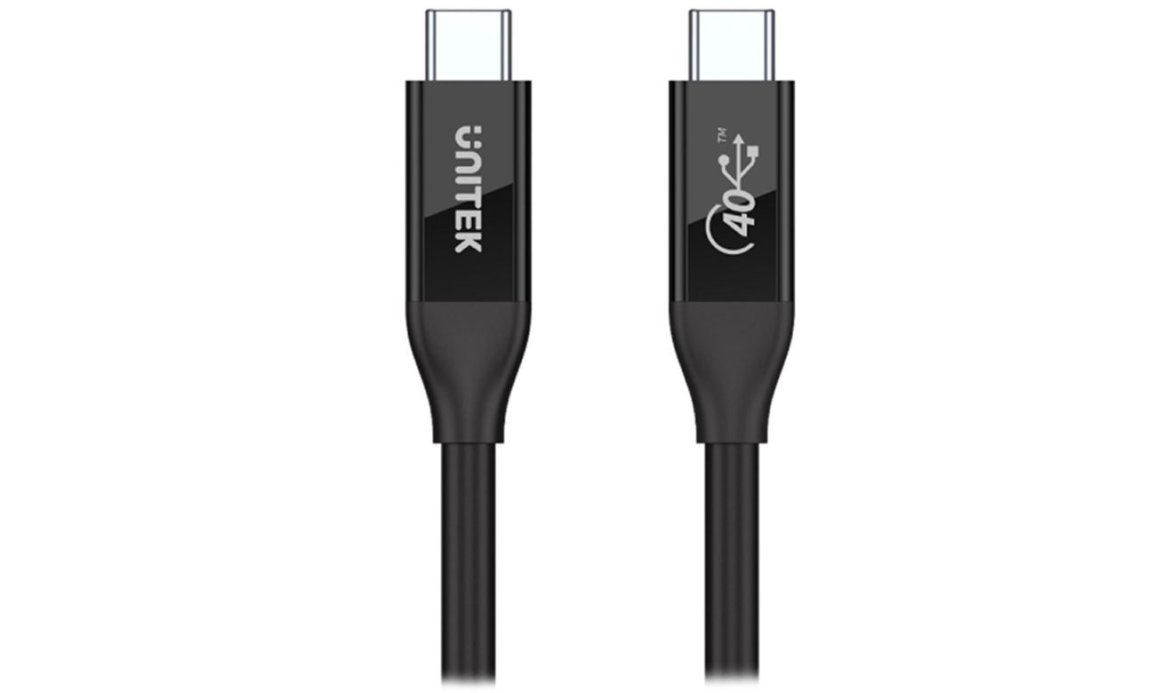 Kabel Unitek USB-C 4.0 PD 100W 40 Gbps 8K 0,8m