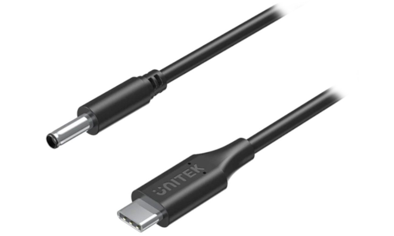 Kabel zasilający Unitek USB-C Jack 4.5x 3mm Dell