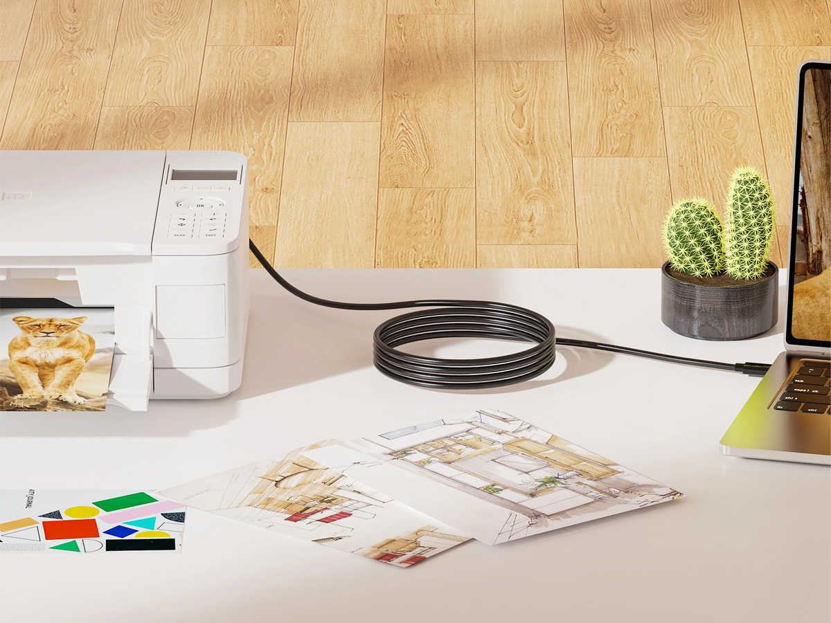 Unitek Kabel USB-C do drukarki 3m