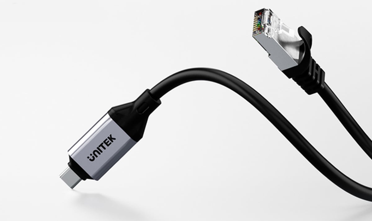 Unitek Netzwerk-Kabel USB-C - RJ-45 5m (mit Thunderbolt 3/4)