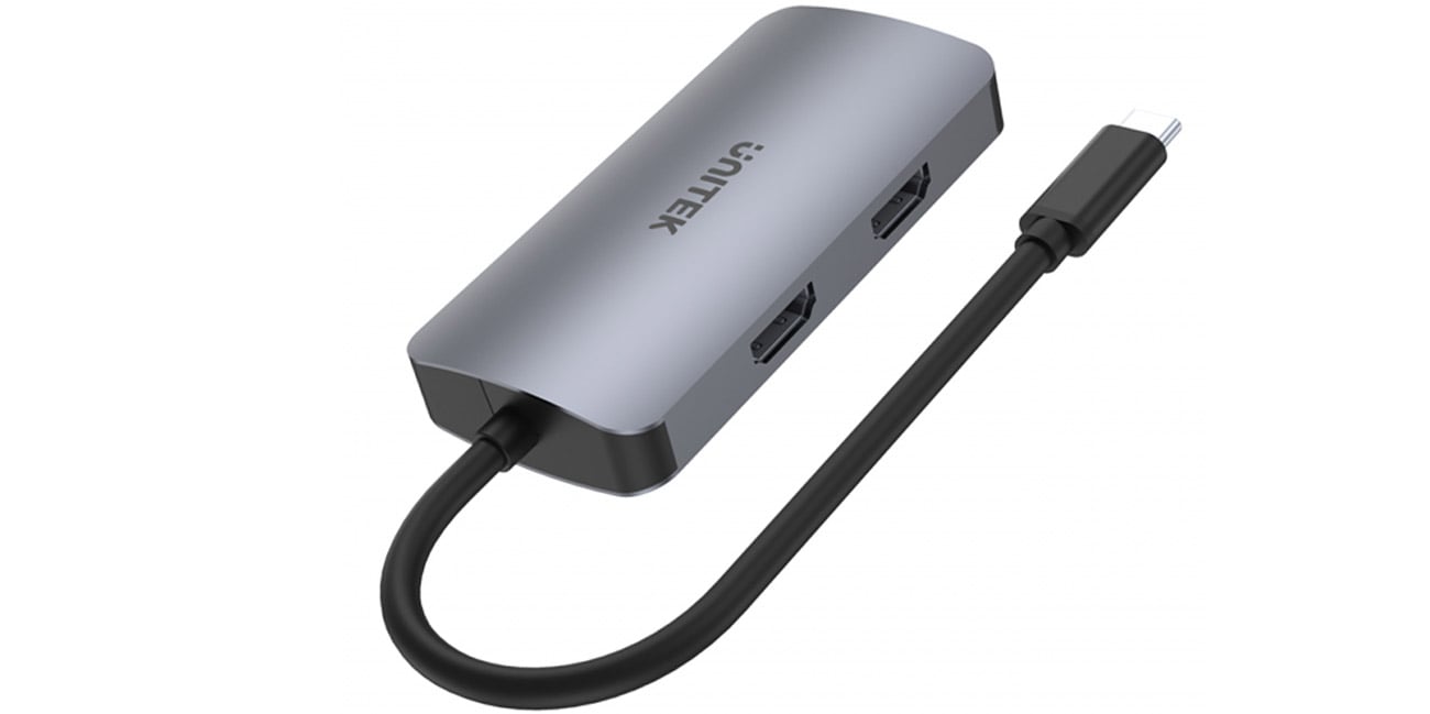Stacja dokująca do laptopa Unitek USB-C - 2x HDMI, VGA, USB 3.1, PD porty