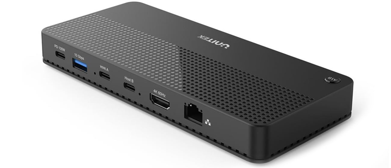 Unitek USB-C Dockingstation Ports