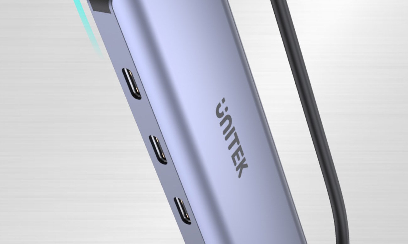 Hub Unitek USB-C 3.1, 4x USB-C, 5 Gbps
