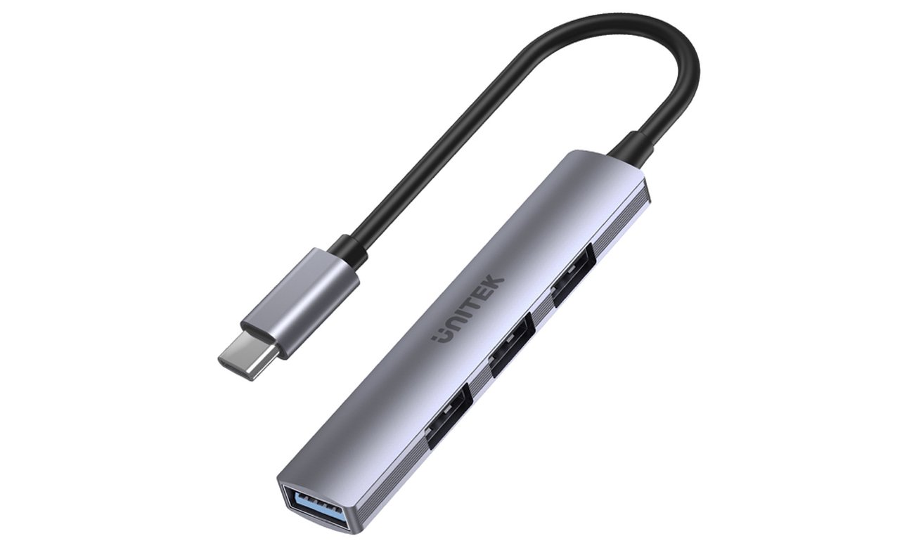 Unitek Hub USB-C - 4x USB-A