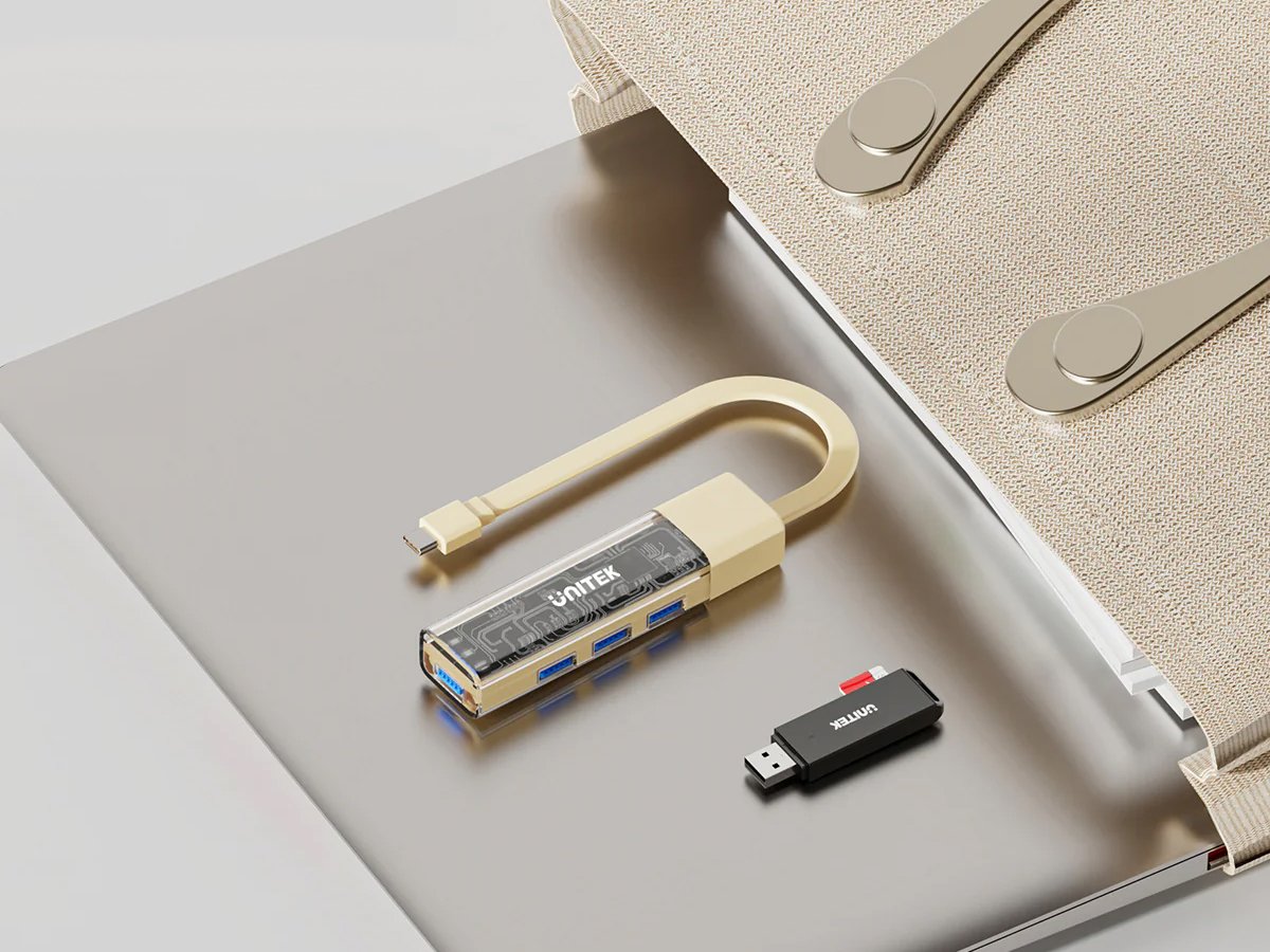 Unitek Hub Bidirektional USB-C/USB-A - 4x USB-A