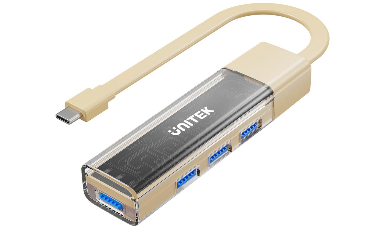 Unitek Hub Bidirektional USB-C/USB-A - 4x USB-A