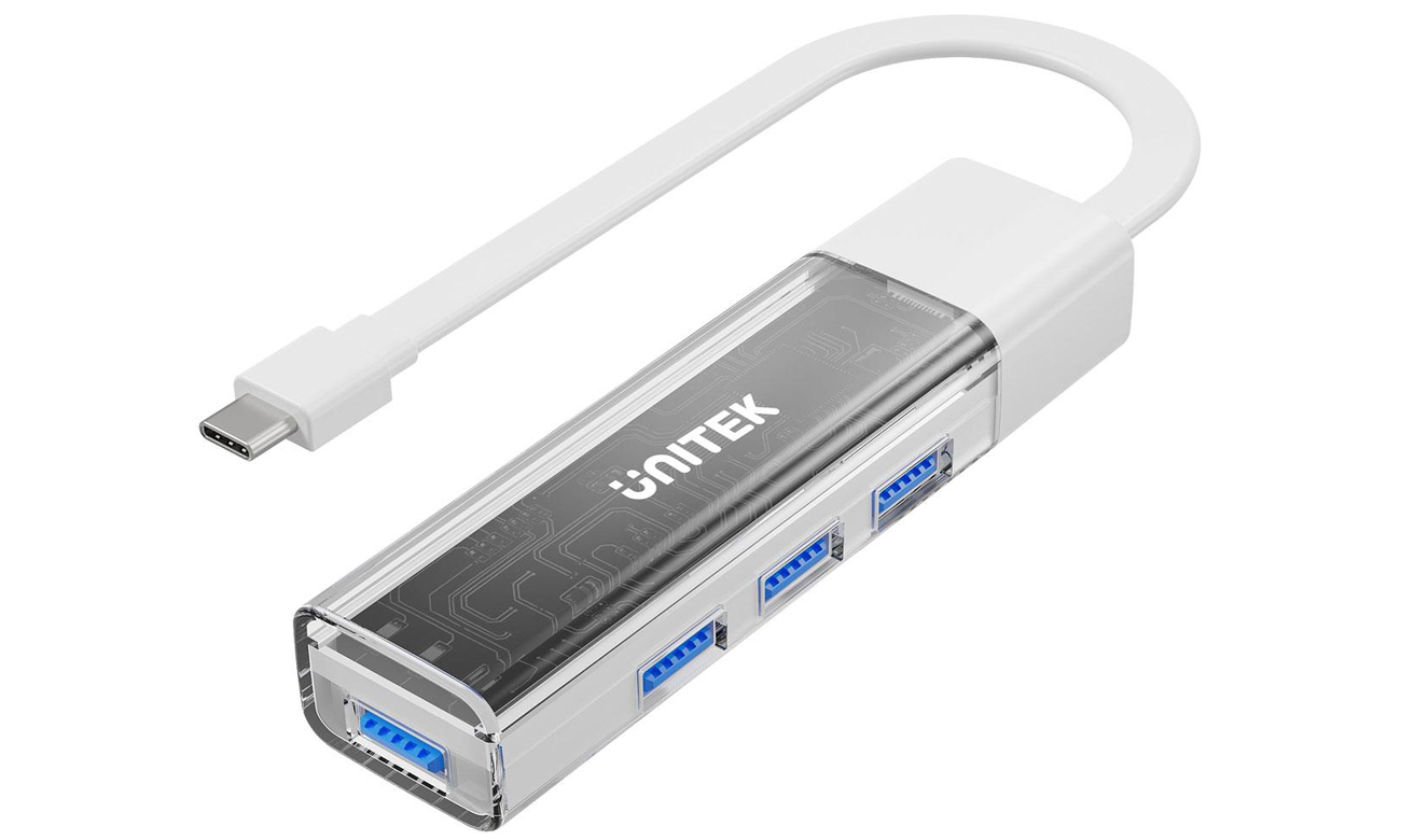 Unitek Hub Zweirichtungs-USB-C/USB-A - 4x USB-A