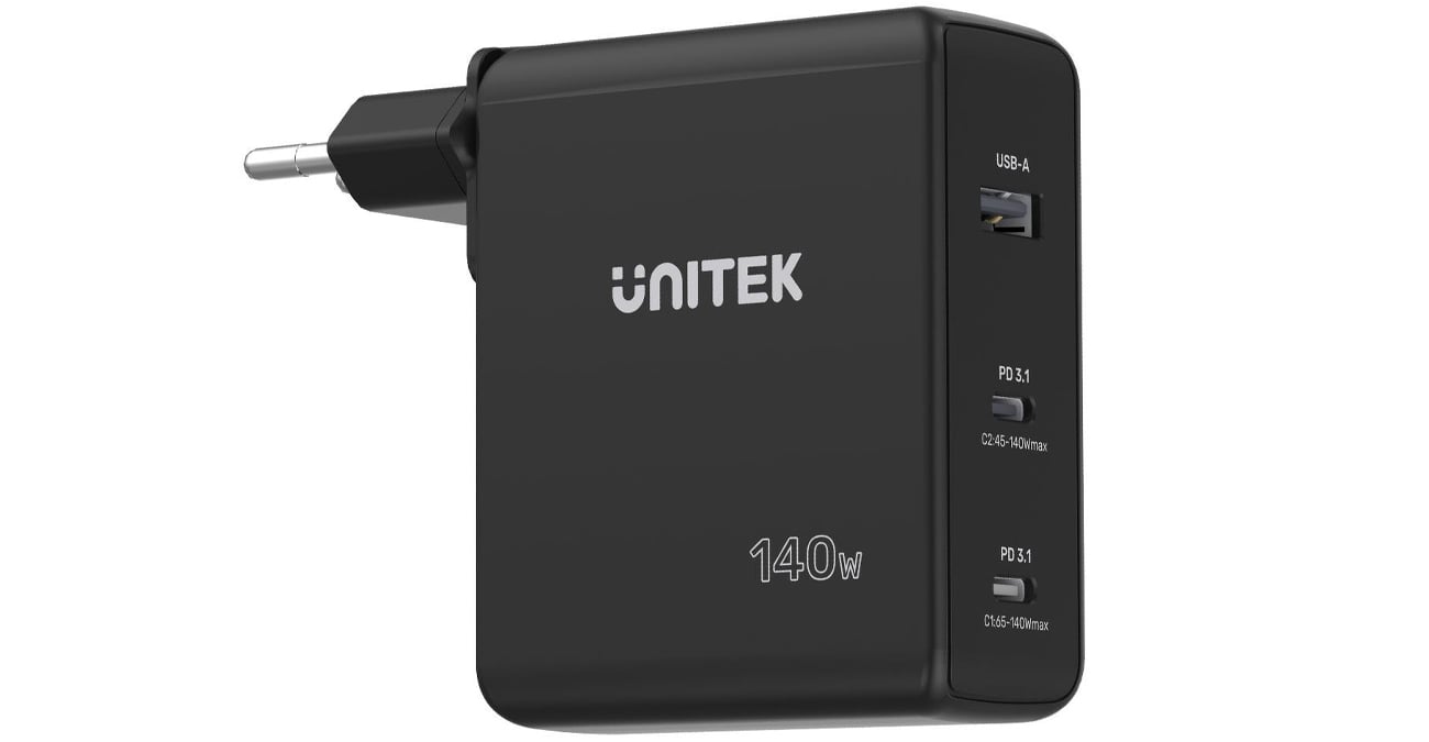 Unitek GaN 140W (65W, 45W) Netzladegerät