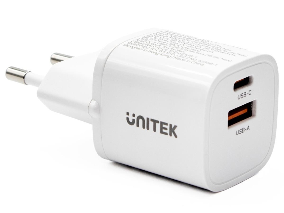 Unitek Ładowarka sieciowa 33W - USB-C, USB-A