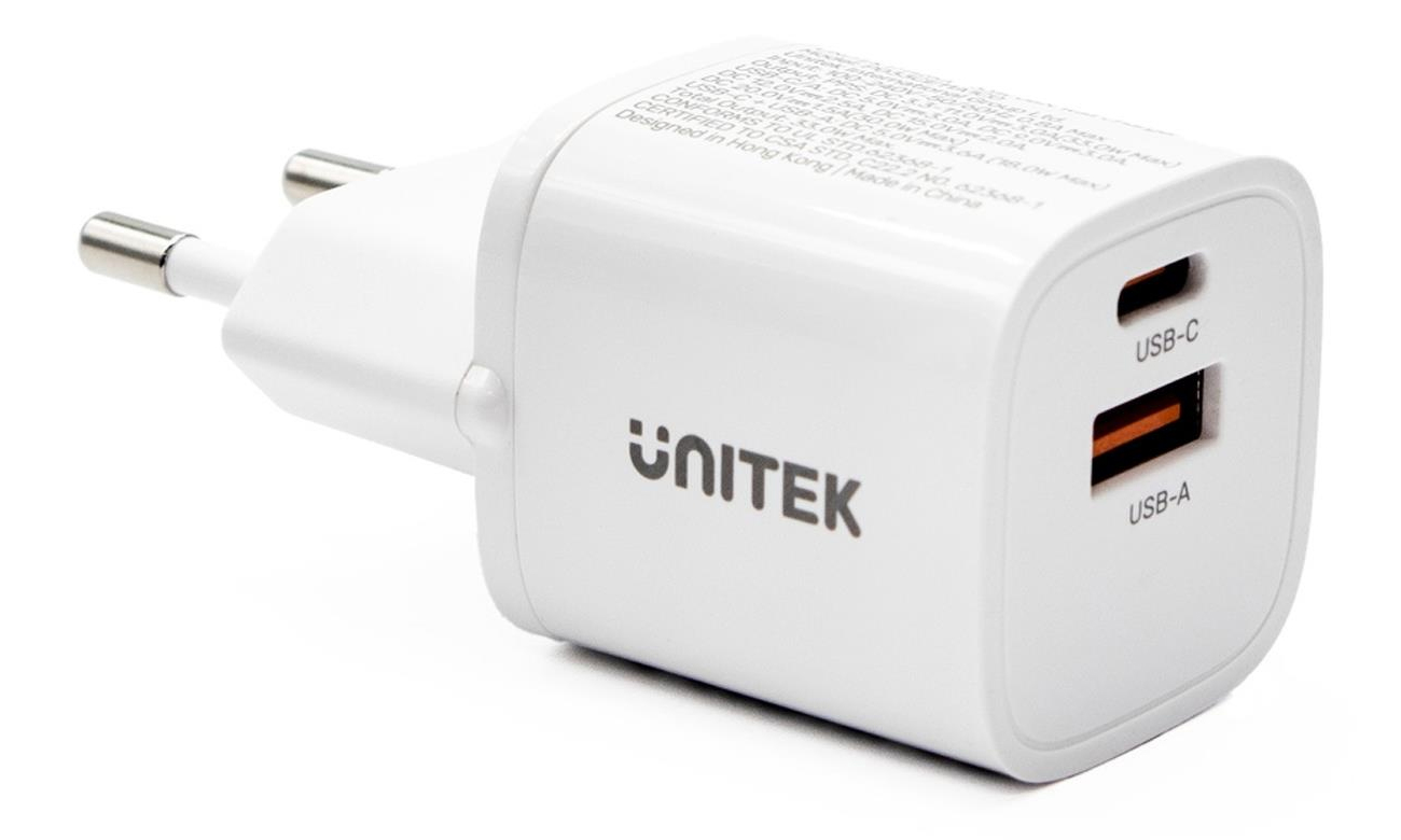 Unitek Ładowarka sieciowa 33W - USB-C, USB-A