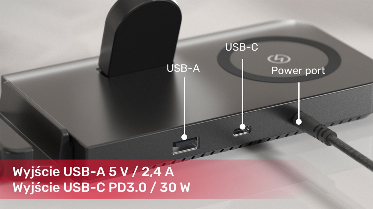 Unitek 48W 6w1 P1222A + powerbank