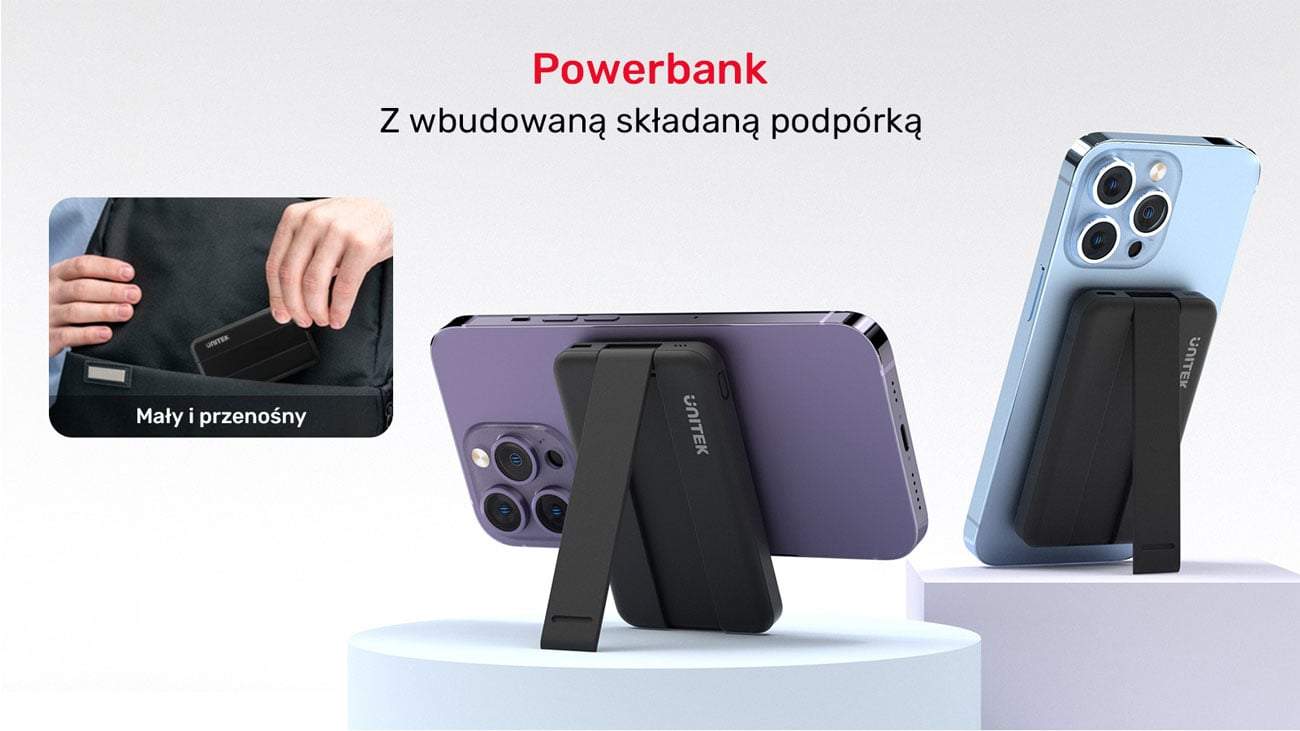 Unitek 48W 6w1 P1222A + powerbank