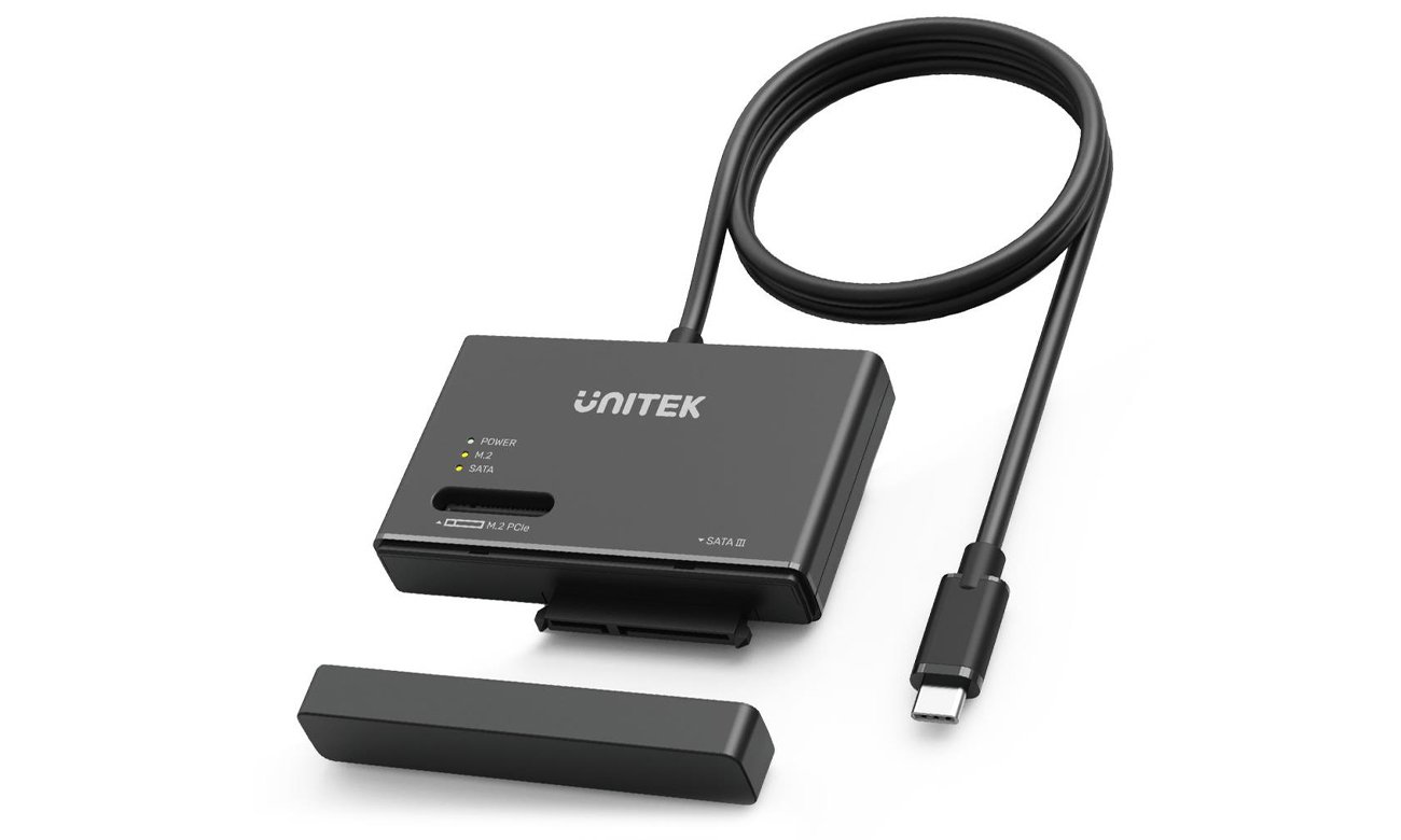 Unitek USB-C Adapter für SATA und M.2 NVMe Festplatten