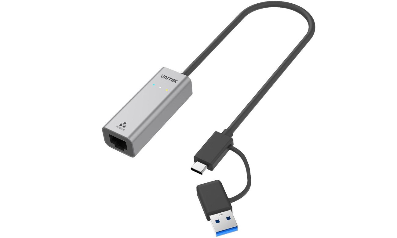 Unitek Adapter USB-A/C - RJ-45 2.5G