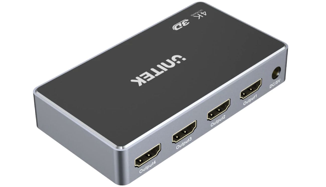 Splitter Unitek HDMI - HDMI (4 Monitore)