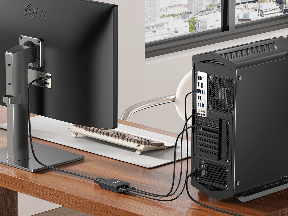 Unitek Adapter VGA - HDMI (1080P/60Hz, 15cm)