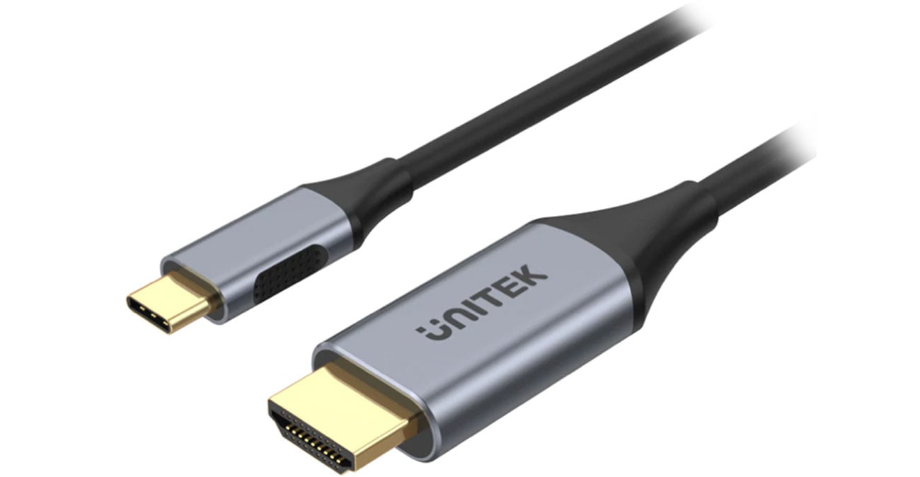 Kabel Unietk HDMI 2.0 - USB-C 1,8m