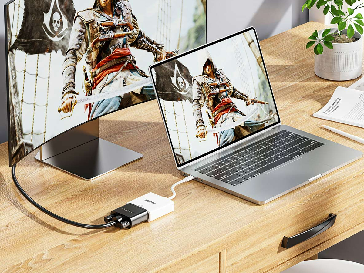 Unitek Adapter USB-C - DVI 15cm